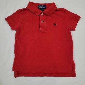 Polo By Ralph Lauren Size 2t Kids Red Polo Shirt